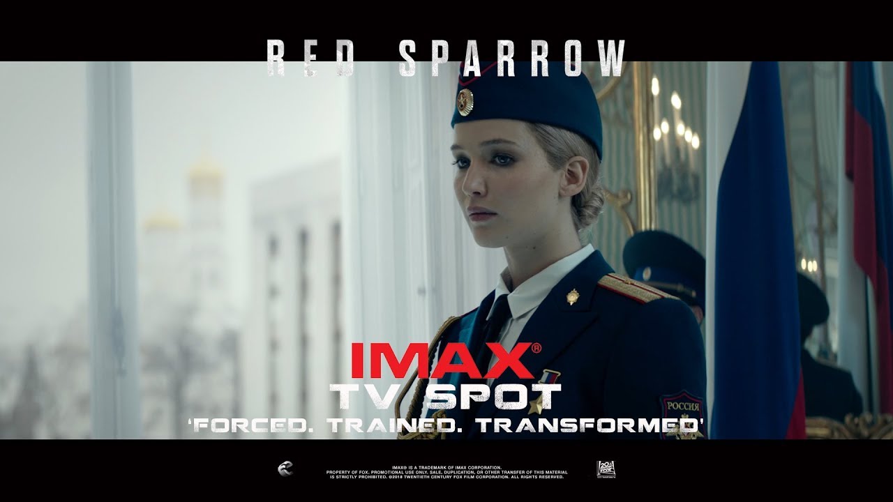 Red Sparrow ['Forced. Trained. Transformed.' TV Spot in HD (1080p)]