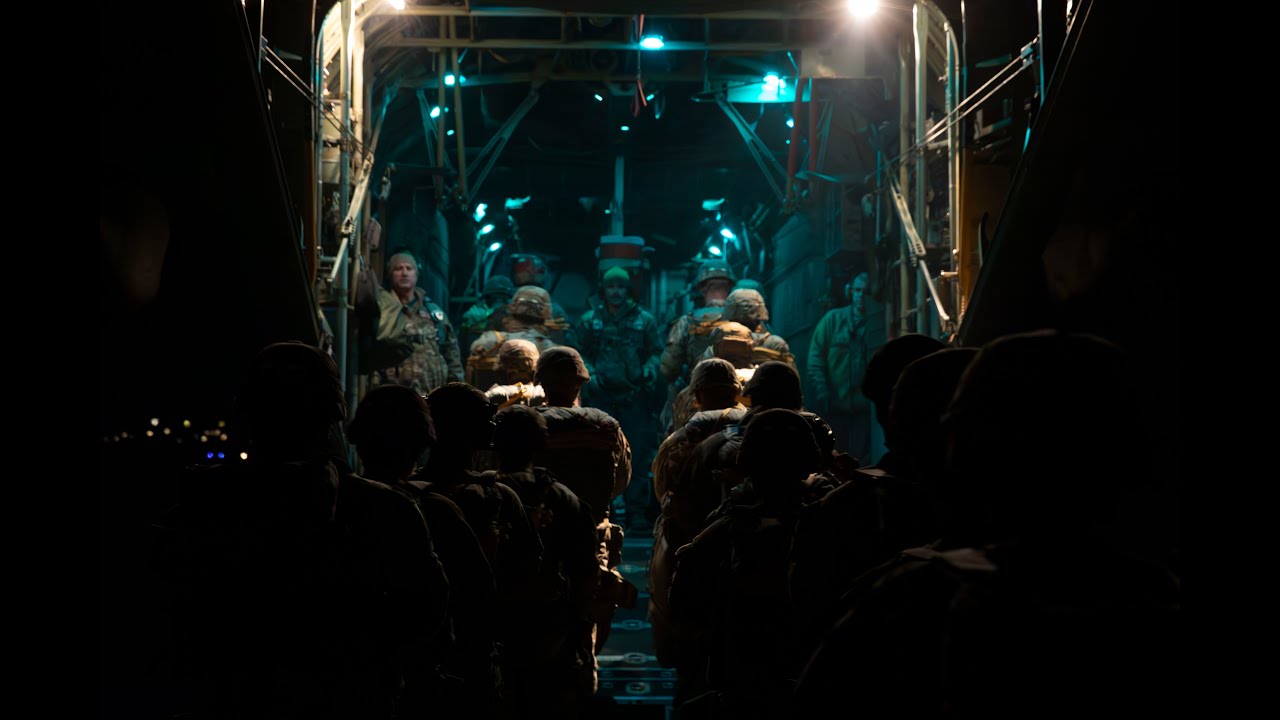 2-134th Infantry Regiment (Airborne) Night Combat Equipment Jump