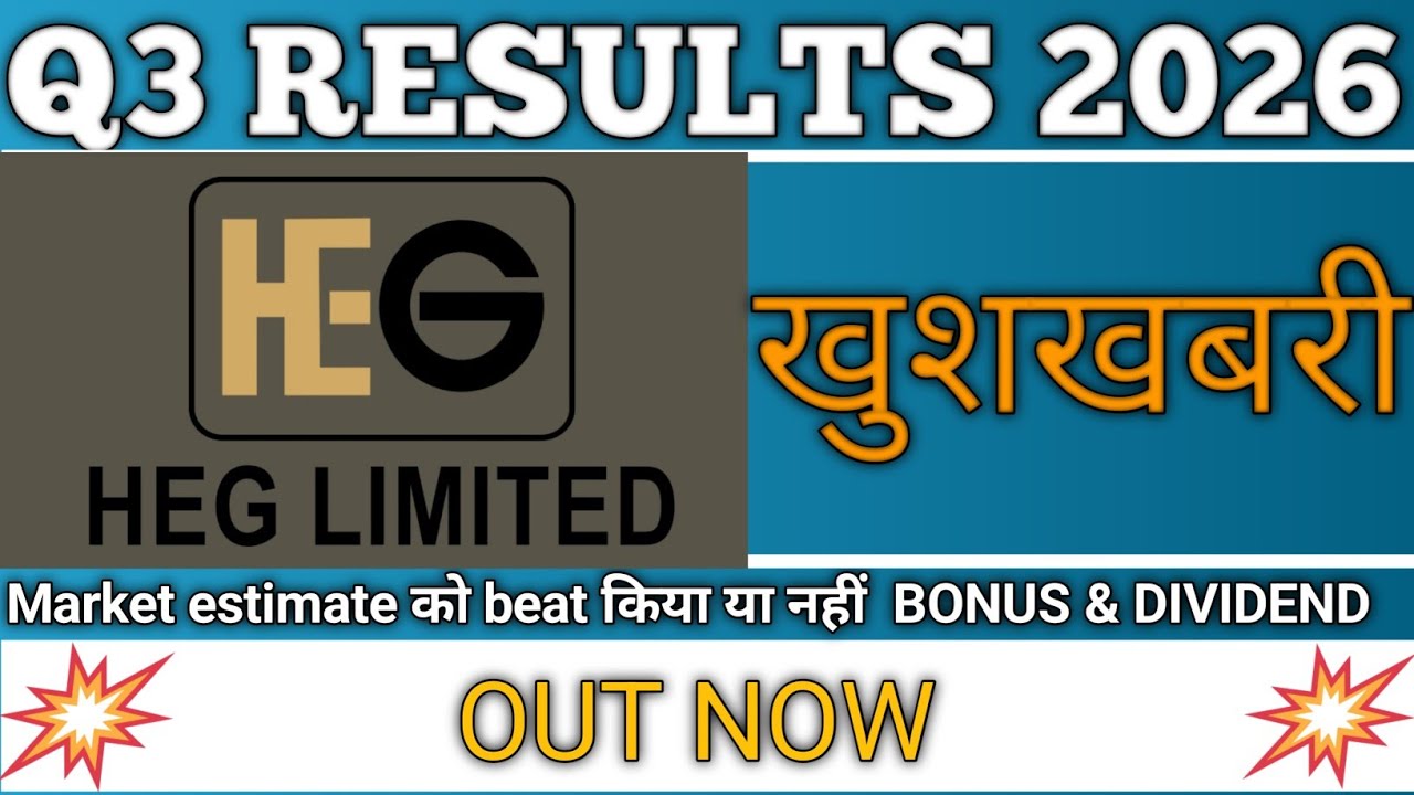 HEG q3 results 2026,,HEG results today,,HEG share latest news,,#HEGlimited 