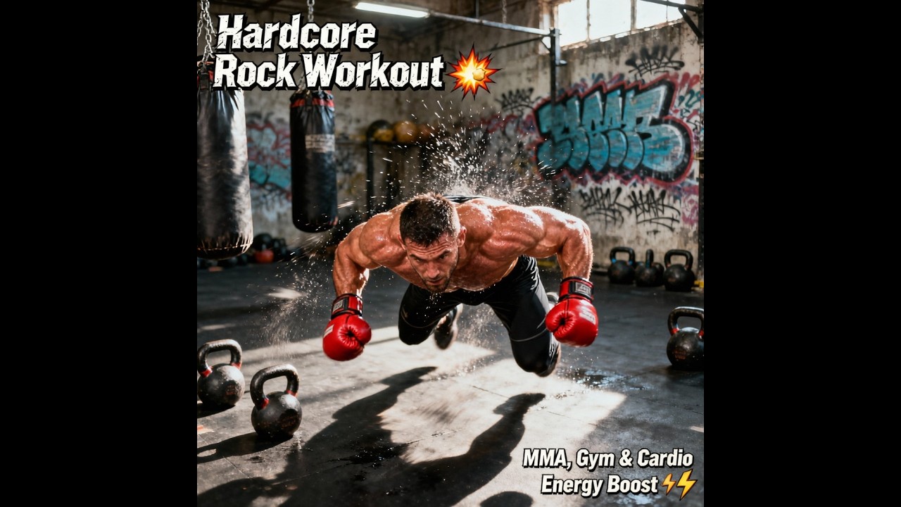 40 минут Хардкор Рок – Энергия для MMA, спортзала и кардио 💥💪⚡
