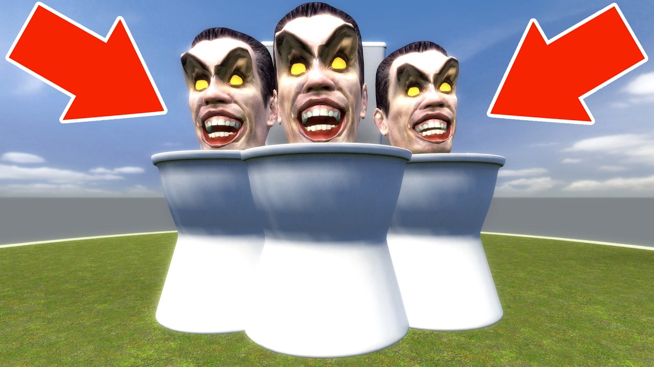 Spartan Kicking All New Skibidi Toilets Memes in the Giant Pit #289 - Garry's Mod