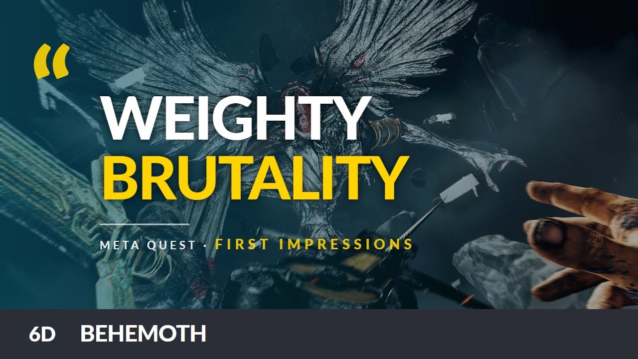 Behemoth VR First Impressions! SOTC in VR?