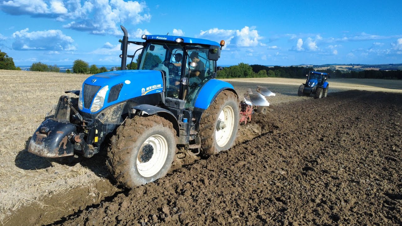 LABOUR X SEMIS😱 : X3 TRACTEURS📽️ | 12 FERS ⚠️| semoir 4M | NH T7.260 et T6090 🟡🔵| Case puma 165 🔴|