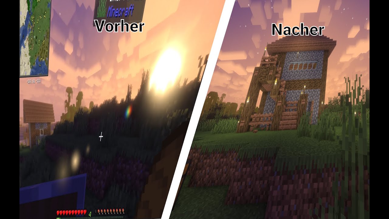 Ich habe mein Minecraft Haus fertig gebaut🥳😎
