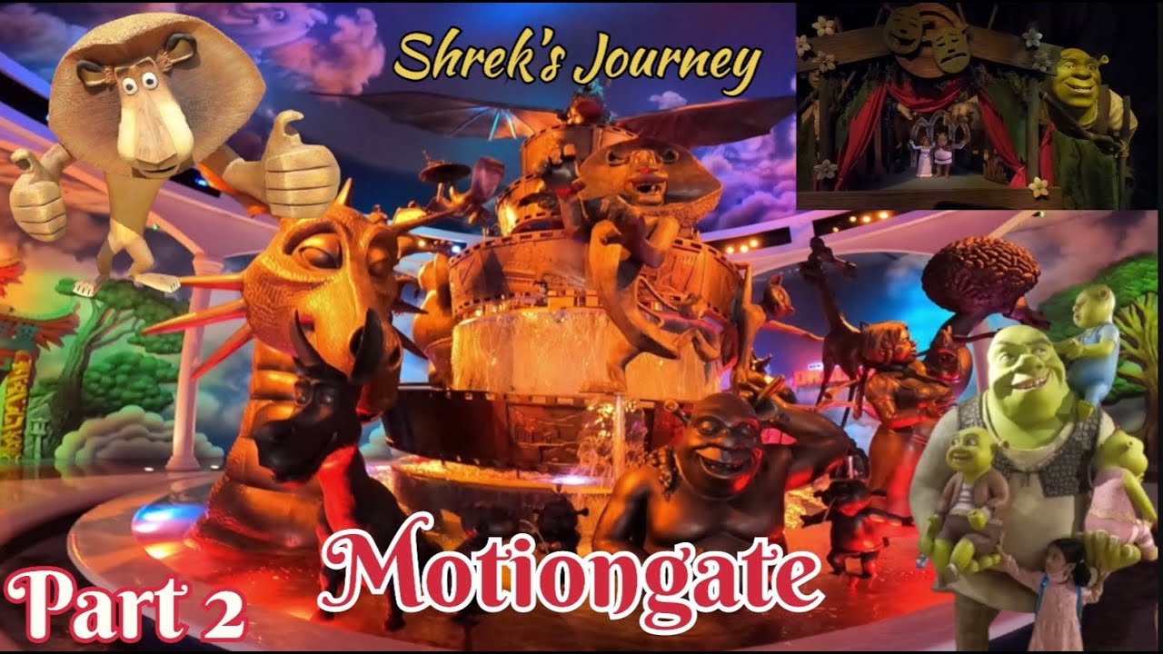 Motiongate Dubai - Shrek's Journey - BEAUTIFUL Ride - Natasha and Zahra - Part 2