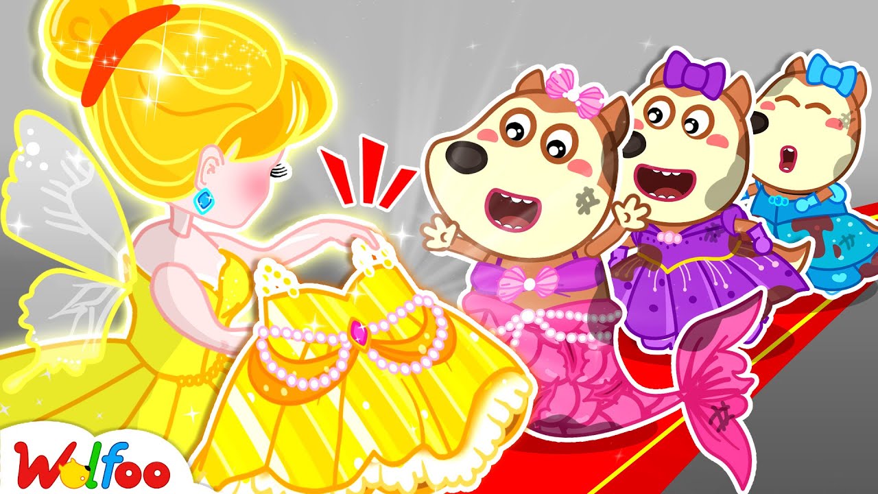 Barbie Fairy Helps Kind Lucy Attend Dress Party 💖 Lesson in Kindness | Wolfoo New Episode 2025