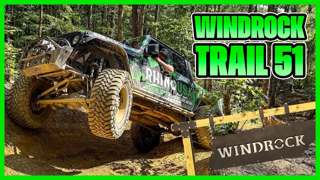 WINDROCK Off-Road Park - Panther Rock -  Trail 51, 53 & 60