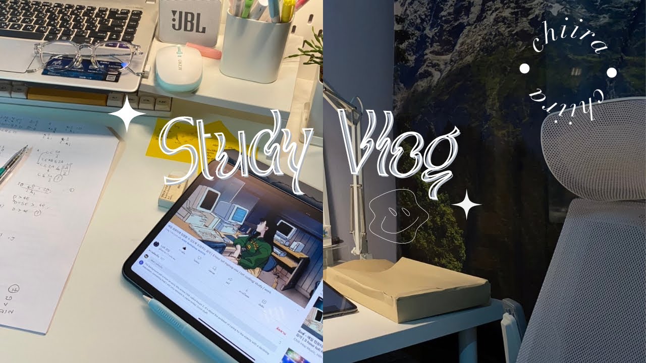 Vlog 17 |Study vlog📓| ติวคณิต , ลองทำข้อสอบ📝, เที่ยวจุดชมวิว 101 ,unbox 📦เปลี่ยนภาพโปสเตอร์🏞