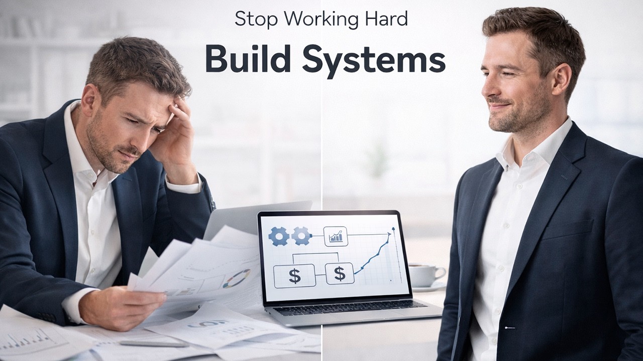 Stop Working Hard &mdash; Start Building Systems