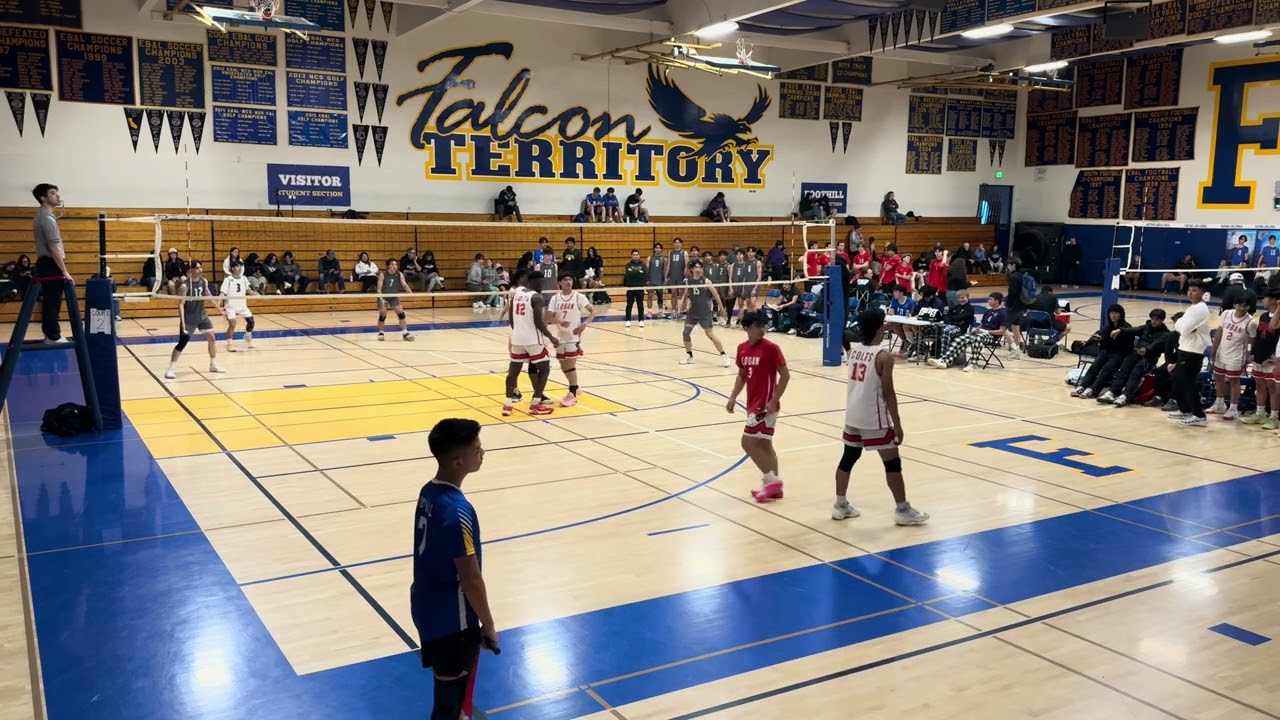 James Logan vs Moreau Catholic Boys Volleyball 2024 | Falcon Boys Varsity Invitational