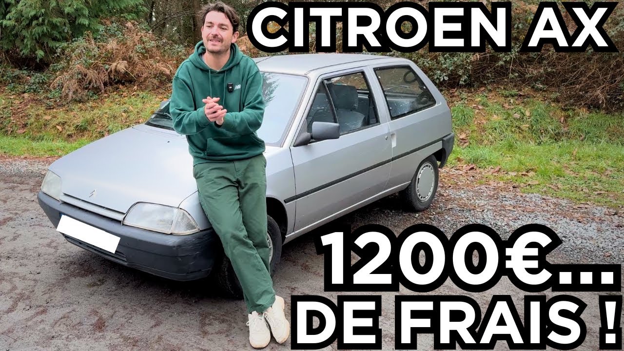💰1200€ de frais, MAIS... Mon BILAN après 1an en CITROËN AX !
