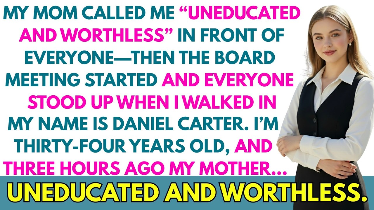 My Mom Called Me “Uneducated And Worthless” In Front Of Everyone—Then The Board Meeting Started