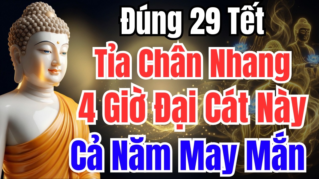 ĐÚNG 29 TẾT 2026 : Tỉa Chân Nhang Đúng 4 Giờ Đại Cát Này, Năm Mới Thuận Lợi, Tài Lộc Tự Đến