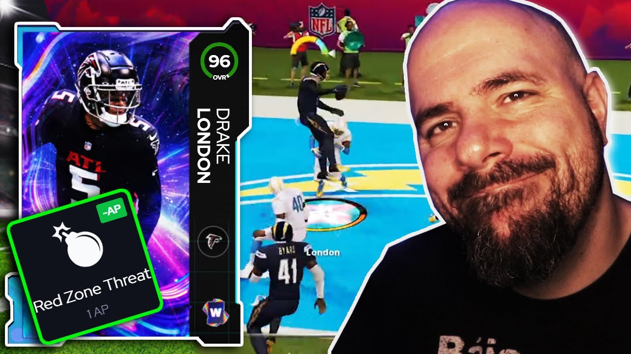 WEEKLY WILDCARD 96 OVR DRAKE LONDON IS UNSTOPPABLE! - MADDEN 23 GAMEPLAY