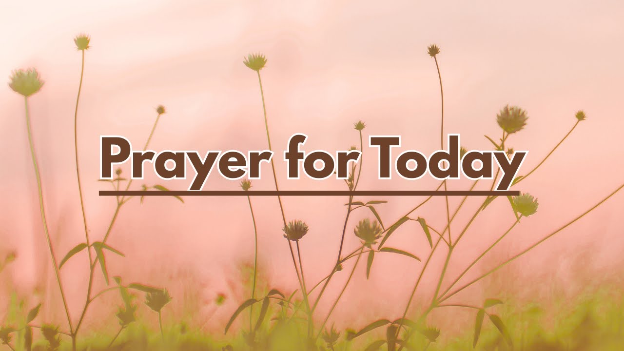 Thank you for another day You have given me and for all the blessings You prepared for me