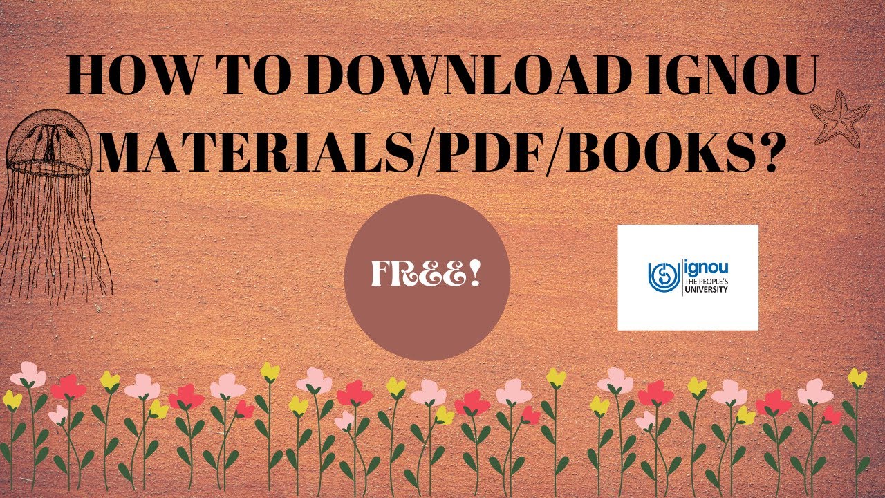 How to download IGNOU Materials/pdf? free!