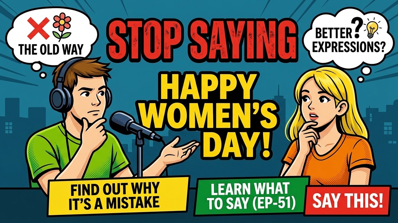 Women’s Day English for Work, School, and Social Media in 2026 | Ep-51
