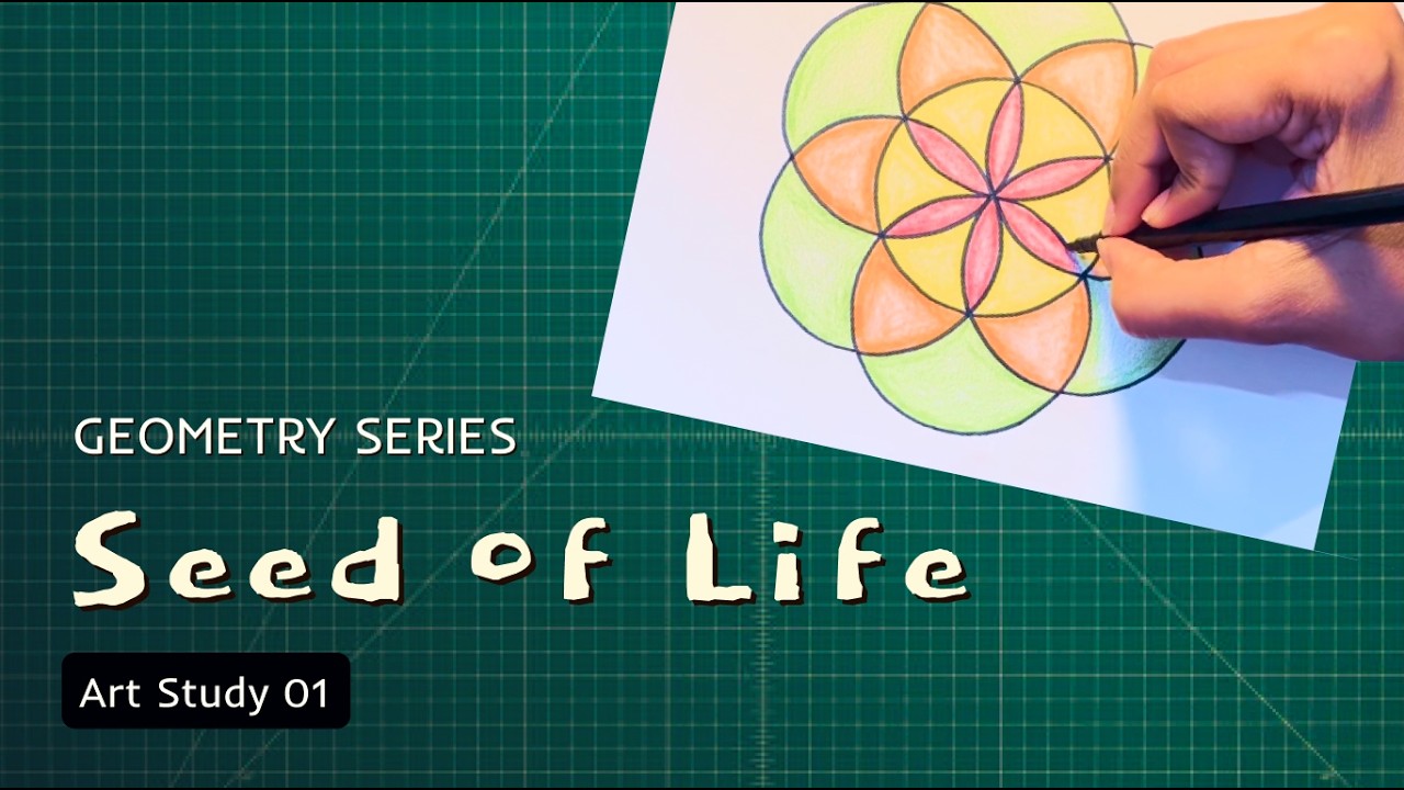How to Draw the Seed of Life: Step-by-Step Sacred Geometry #sacredgeometry #howtodraw #easydrawing