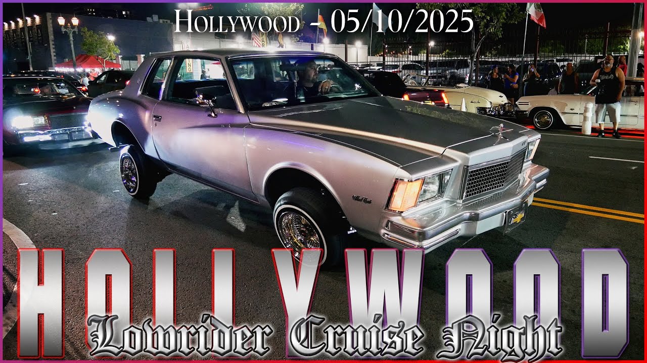 Hollywood Cruise Night Was Jumpin'! 🚨 Lowriders, Hoppers & Street Vibes on May 10th 🔥🌴