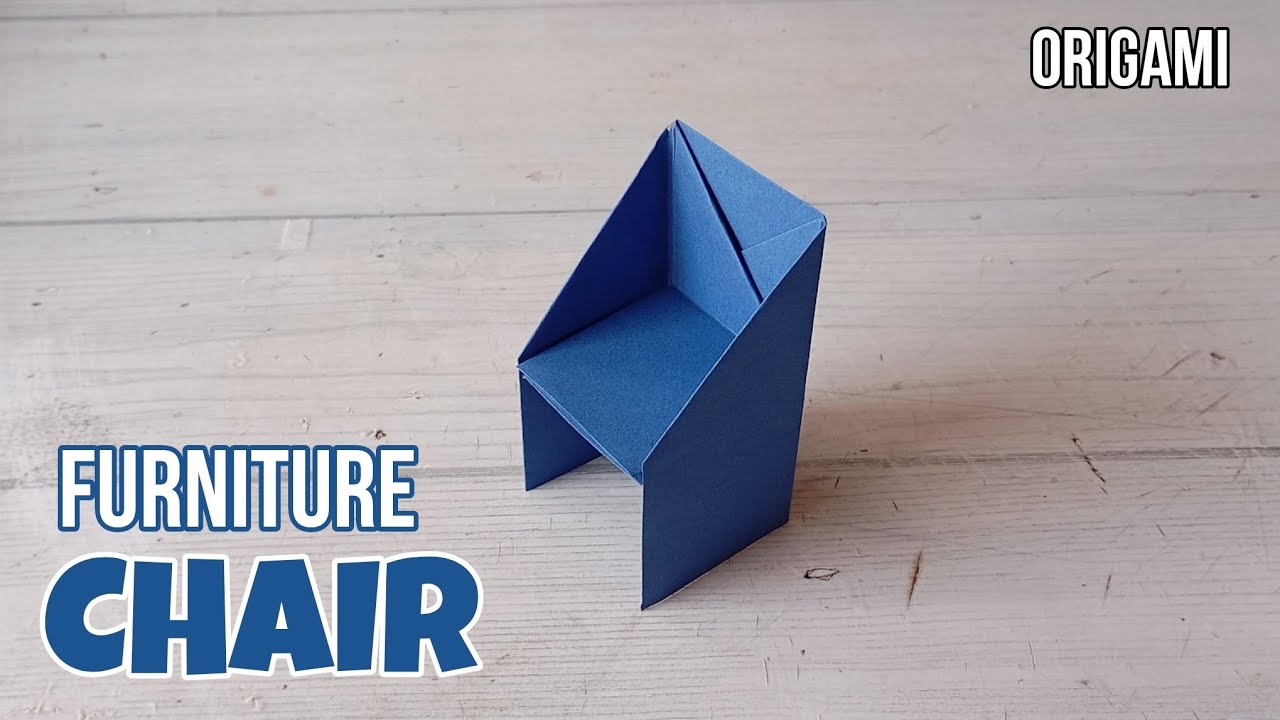 DIY "CHAIR" PAPERCRAFT ORIGAMI| TUTORIAL| FOLDING| EASY| 