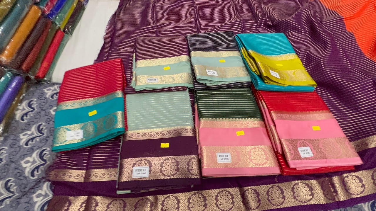 Unbelivable Challenging Price👌chickpet Bangalore wholesale Banarasi crepe georgatte chiffon sarees