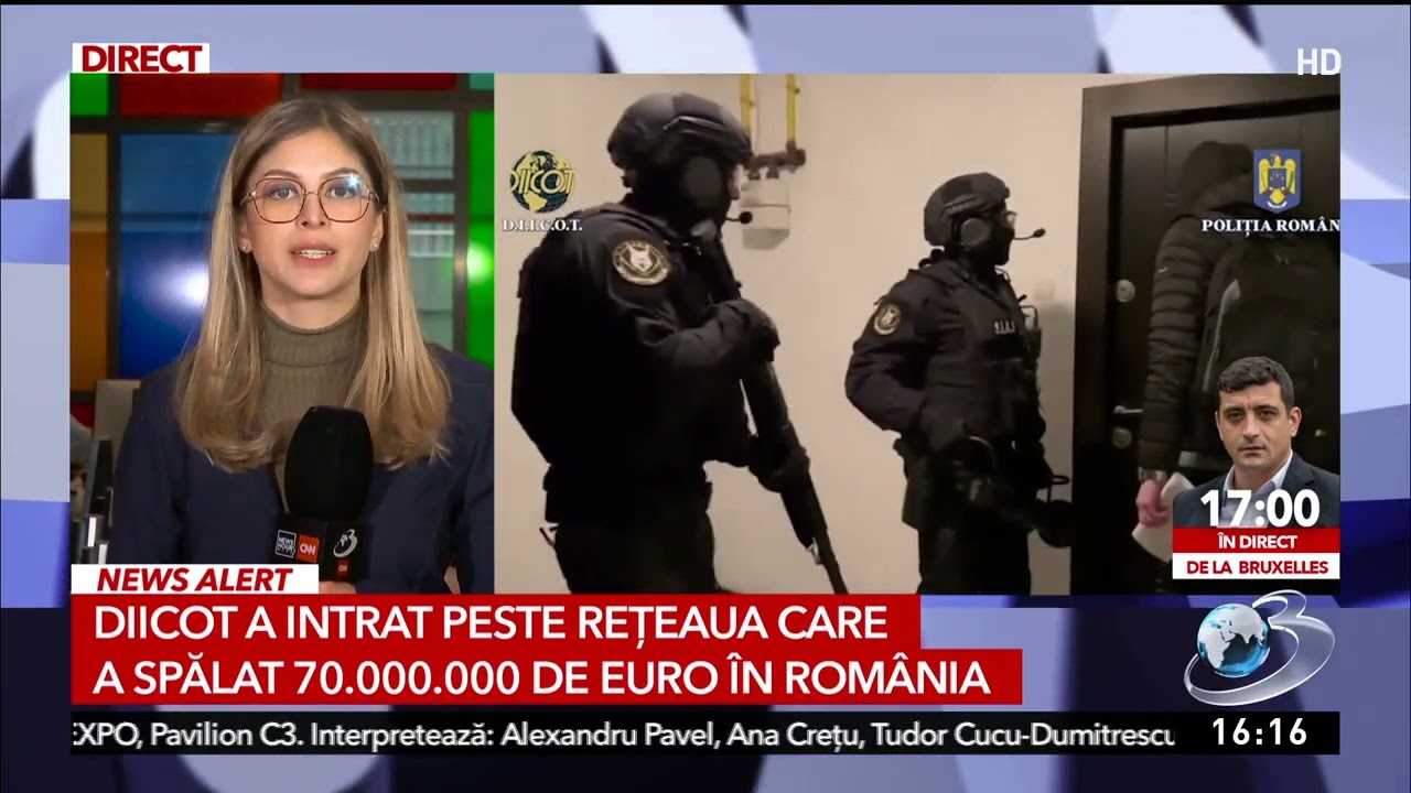 DIICOT a intrat peste reţeaua care a spălat 70.000.000 de euro în România