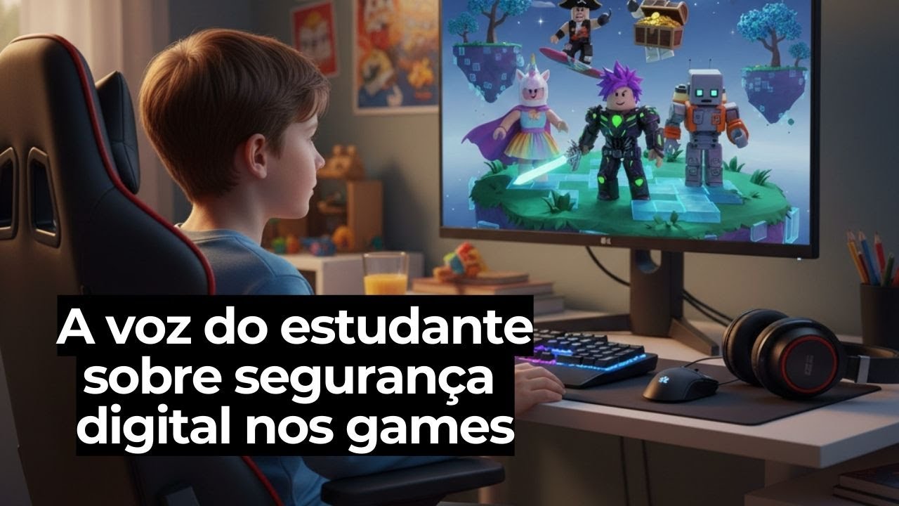 A voz do estudante sobre segurança digital nos games