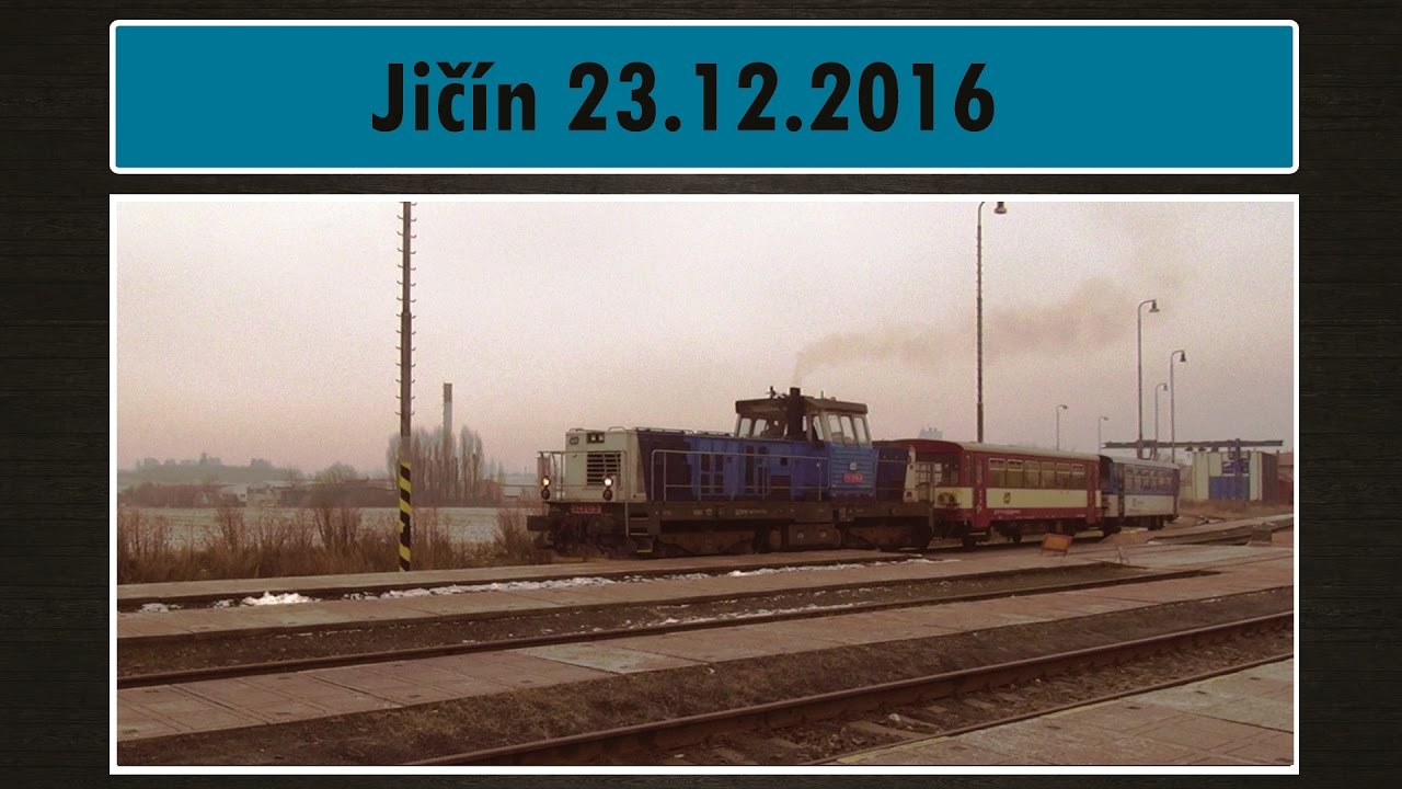 Vlaky Jičín 23.12.2016