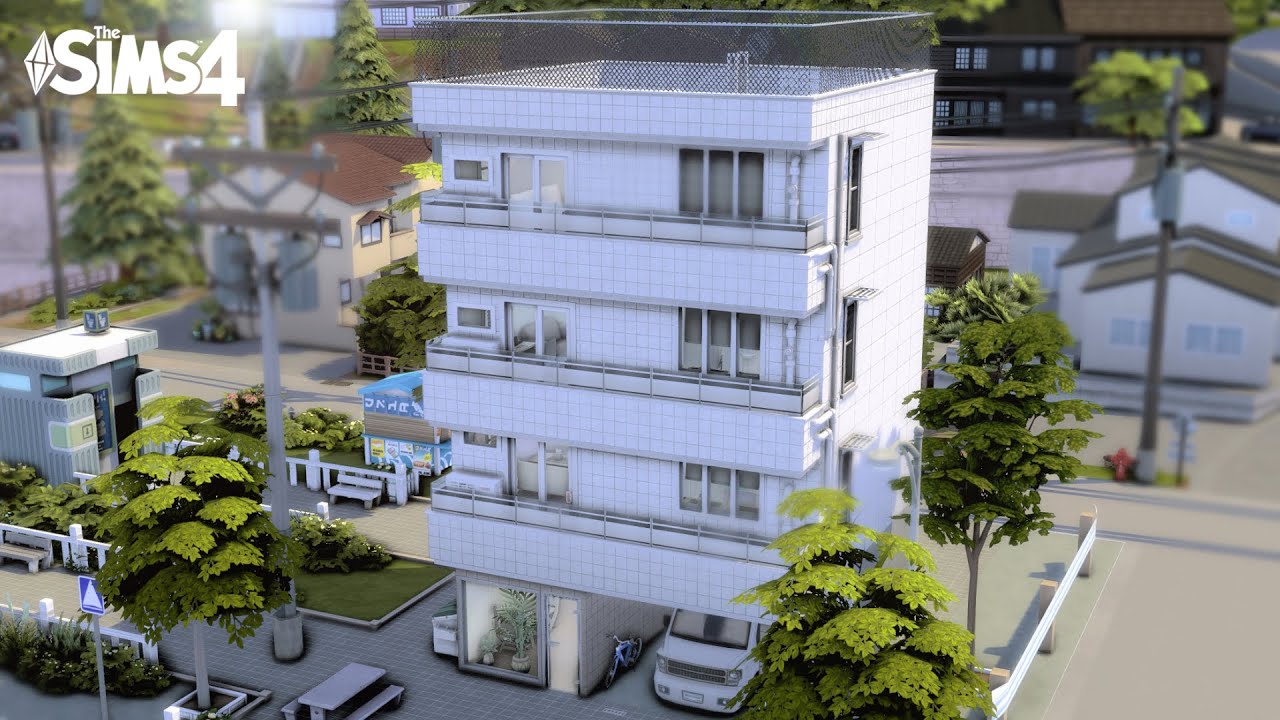 ☁1인 가구 전용 원룸 아파트(One-bedroom apartment)｜Sims4 Speed Build｜ NO CC｜Sims4