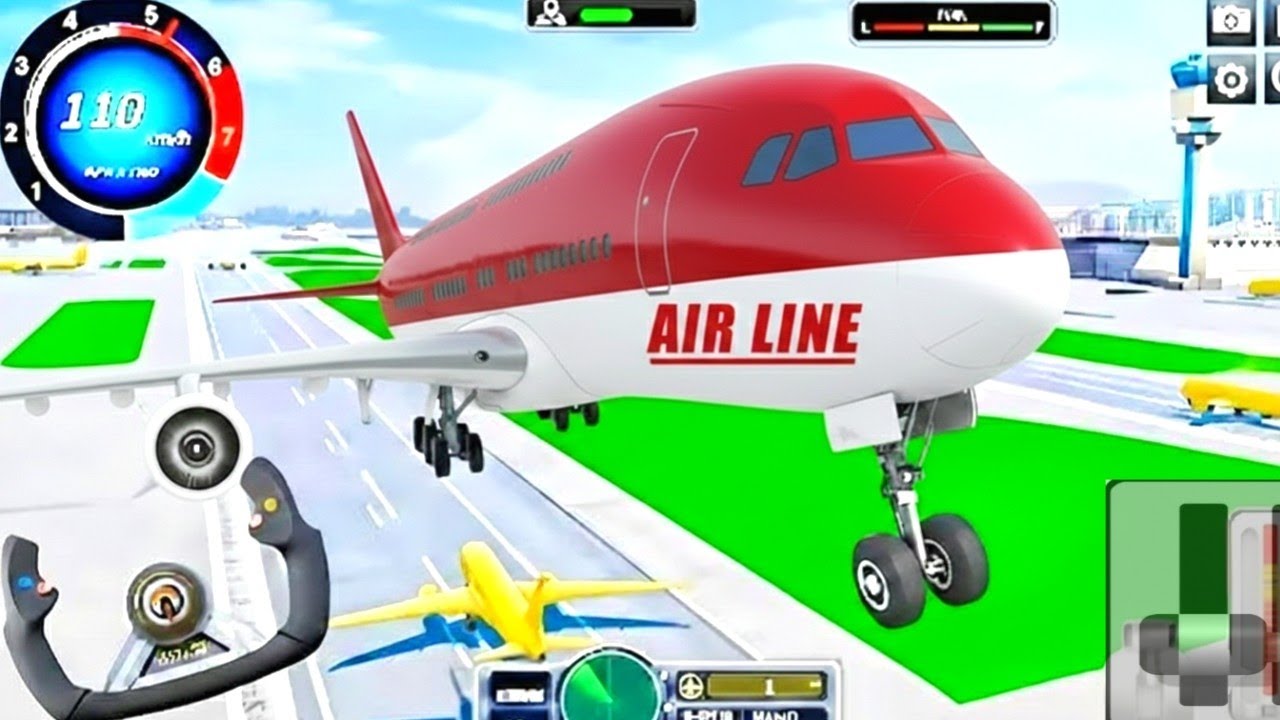 Flight Airplane City Pilot Simulator - Plane Boeing Emergency Landing - Android Gameplay 
