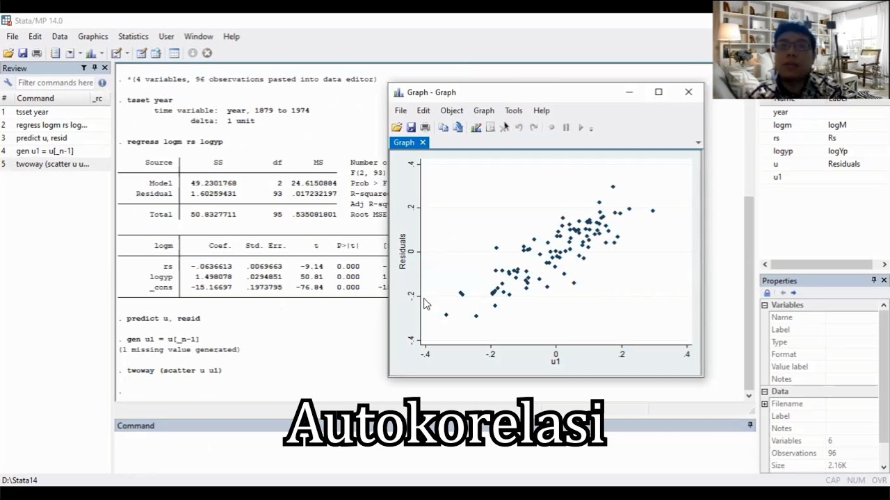 Praktikum Ekonometrika I P10 - Autokorelasi