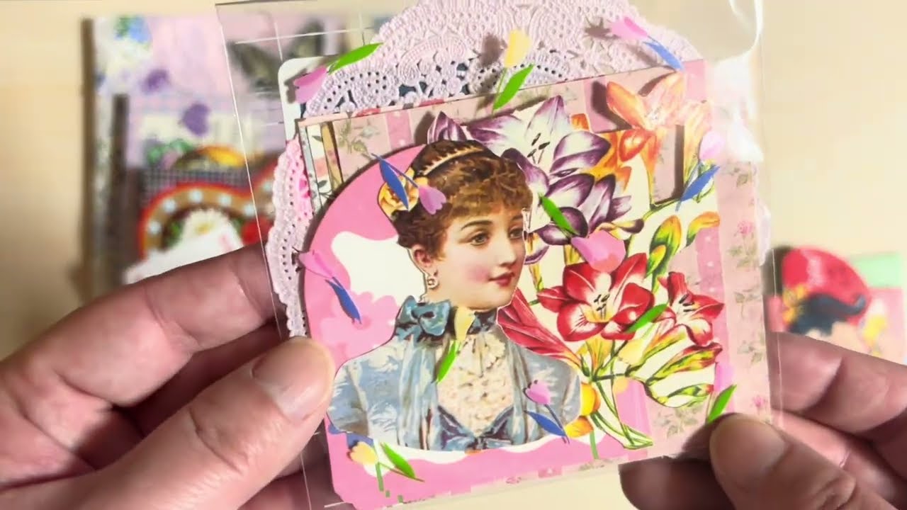 【メルカリ】ローディッドペーパーバッグと紙ものセット｜asmr｜コラージュ素材｜ジャンクジャーナル｜junk journal｜紙もの｜ヴィンテージ｜no talking