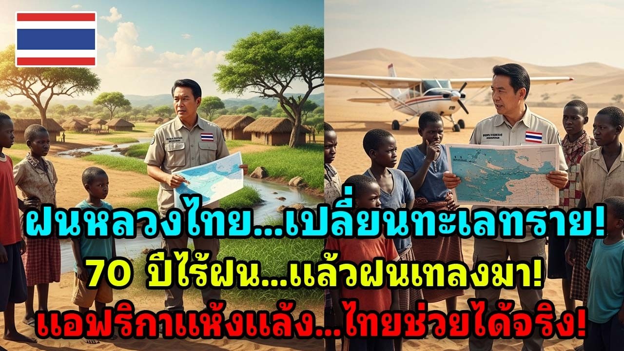 70 ปีทะเลทรายซาฮาราไร้น้ำฝน…แต่โครงการฝนหลวงไทยเปลี่ยนทุกอย่าง!
