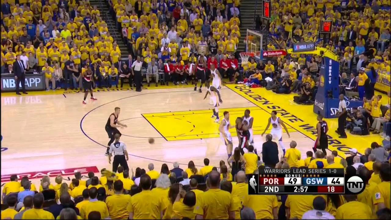 blazers @ warriors G2 5-3-16