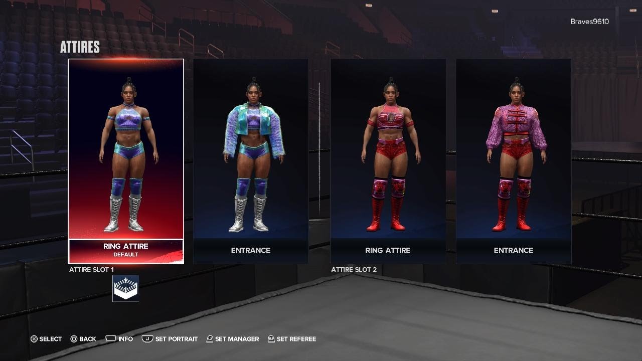 Bianca Belair WWE Superstar Threads Attire Showcase WWE 2K24