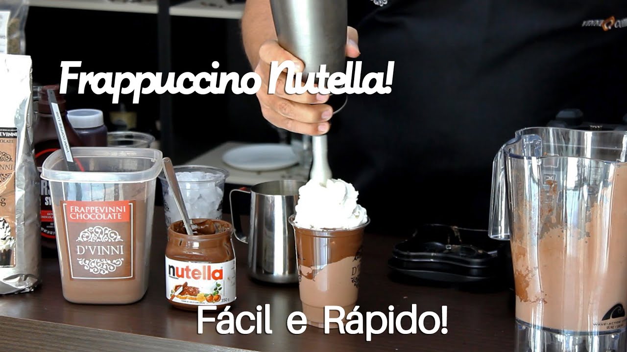 Frapê de Nutella! - Como Fazer