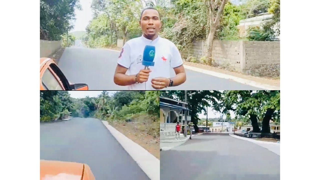 On est tout près de Mitsoudjé et voilà la route
