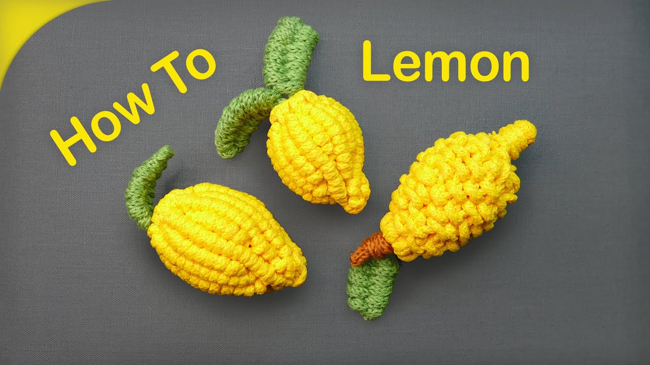 How to make a Macrame Lemon 🍋