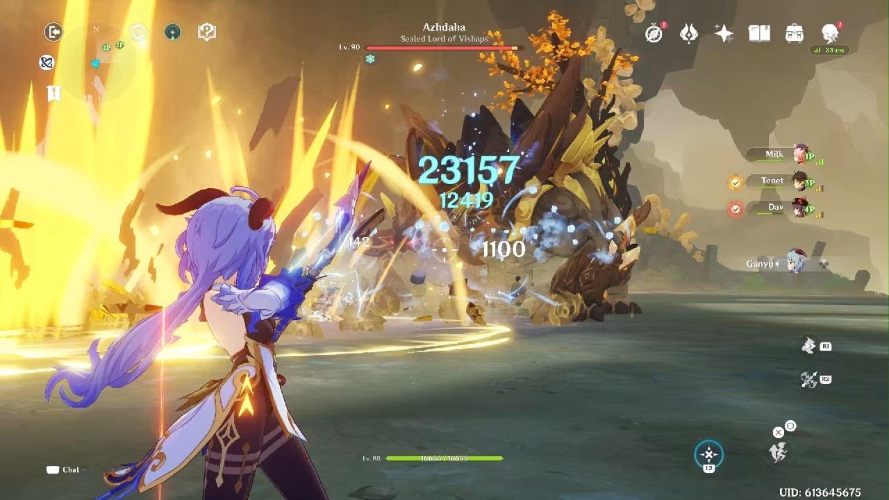 What it feels like to play Ganyu in co op