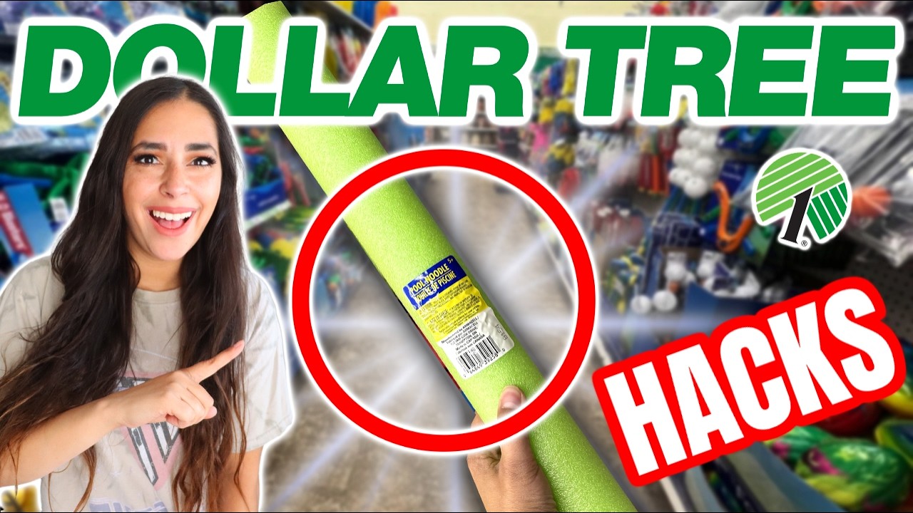 Самый горячий *НОВЫЙ* DIY-тренд с использованием лапши для бассейна Dollar Tree! (ГЕНИАЛЬНО)