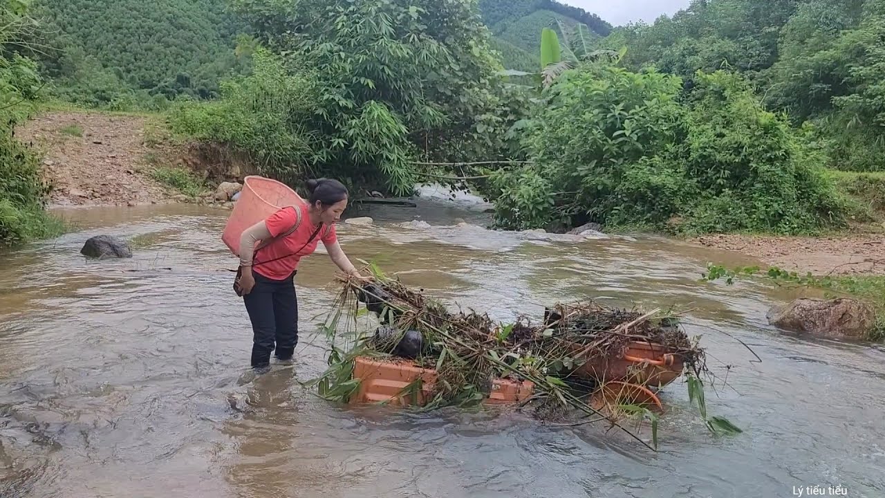 Is the tractor that was swept away by the river still working?