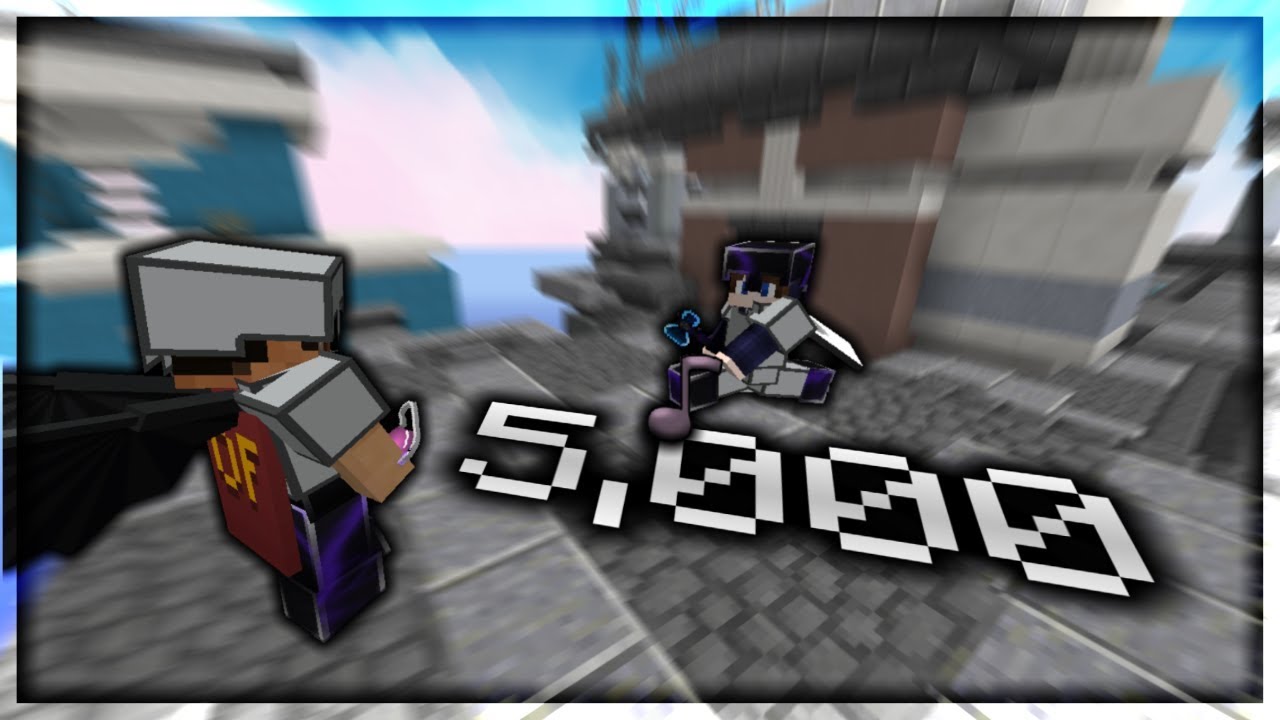 5,000 Subscriber Montage 😄 (Ranked Skywars)
