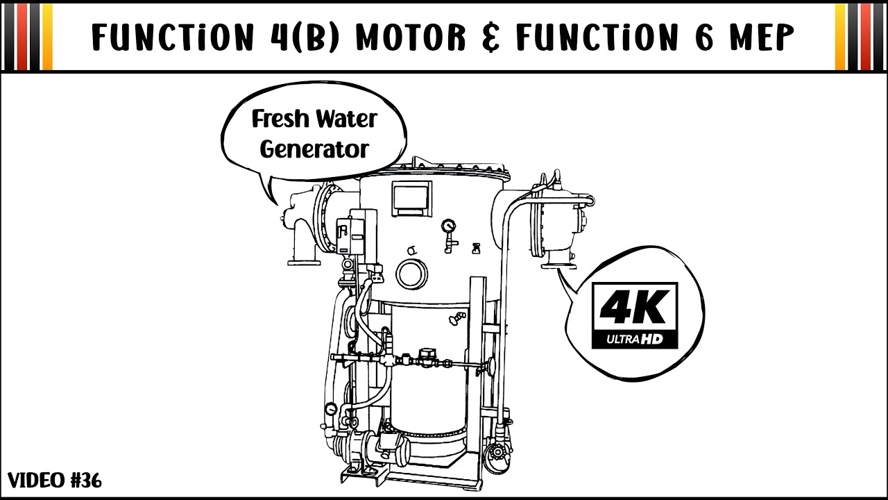 Fresh Water Generator on Ships | Shell and Tube Type Fresh Water Generator | Ejector Pump Working |