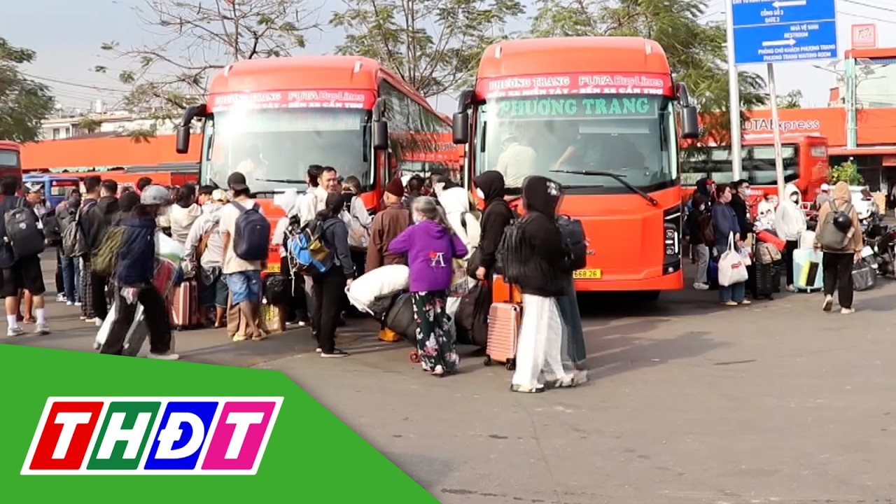 CSGT siết chặt xử lý xe khách vi phạm trong 3 ngày cuối kỳ nghỉ Tết | THDT