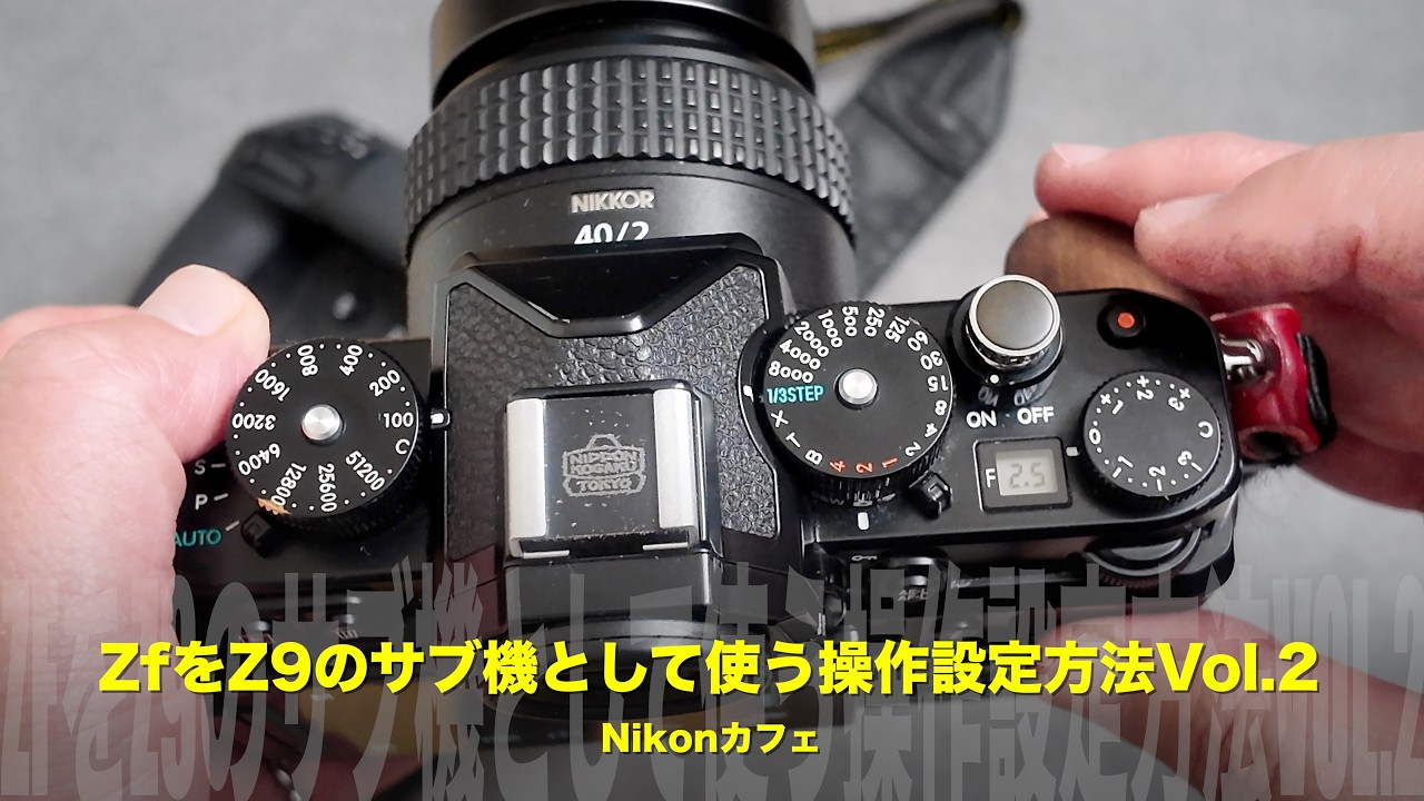 【続編】ニコンZfをZ9のサブ機として使うための設定― 私好みのニコンZfカスタマイズ