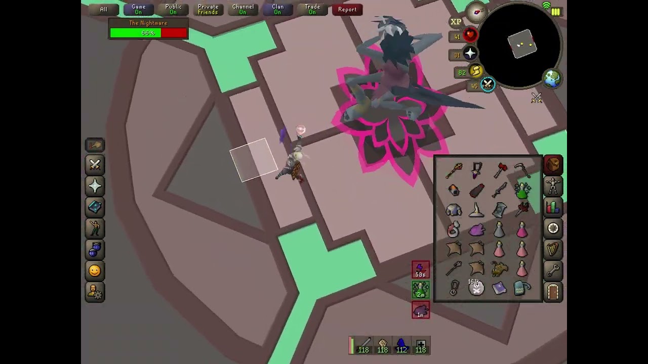 OSRS Nightmare speed runner and terrible parent mobile Ironman