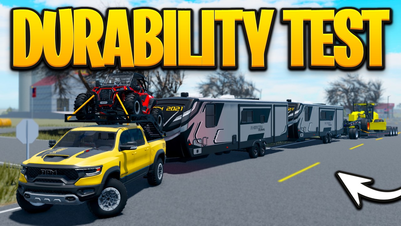 I Put the RAM TRX through a Ridiculous Durability Test in APM | Roblox American Plains Mudding