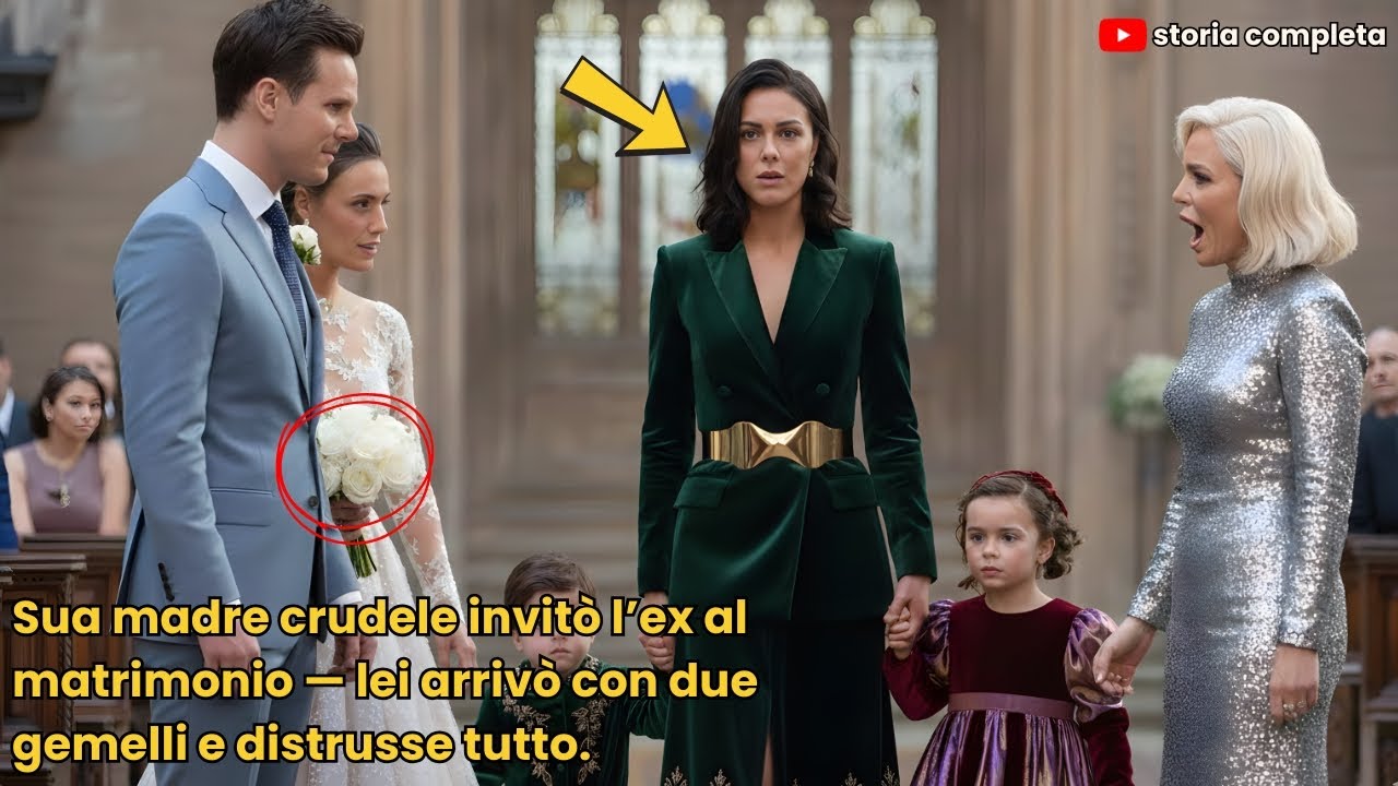 Sua madre crudele invitò l’ex al matrimonio — lei arrivò con due gemelli e distrusse tutto.