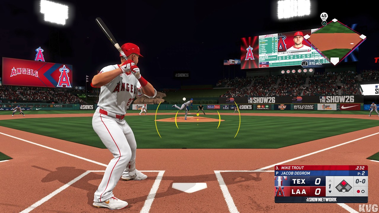 MLB The Show 26 - Техас Рейнджерс против Лос-Анджелес Энджелс - Геймплей (PS5 UHD) [4K60FPS]