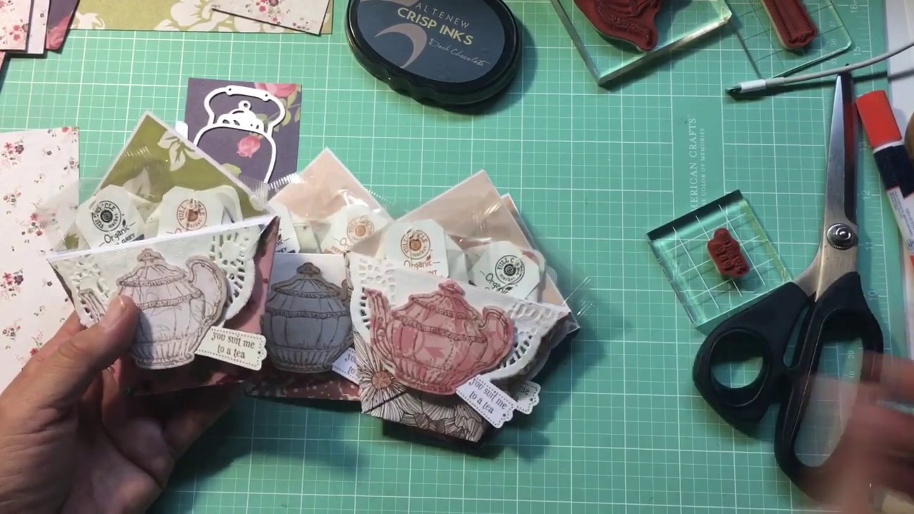 TEA BAG POCKET HOLDER TUTORIAL